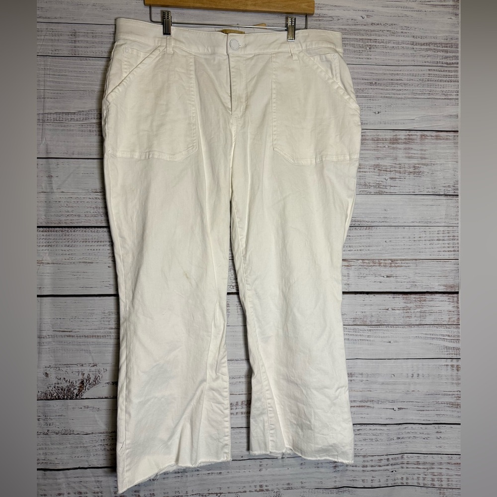 Democracy Cream Straight Leg Pants (0356)